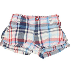 Oshkosh BGOSH Red White And Blue Plaid Shorts